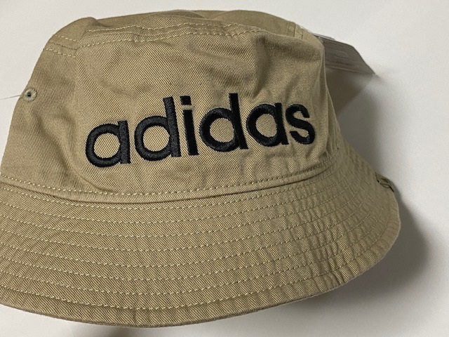 アディダス adidas 吸湿速乾 HAT ハット キャップ 帽子 サンド 展示未使用品_画像2