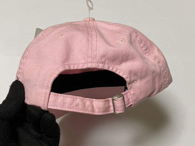 アディダス adidas 吸湿速乾 ADJUSTABLE CAP ローキャップ 帽子 ピンク 展示未使用品_画像5