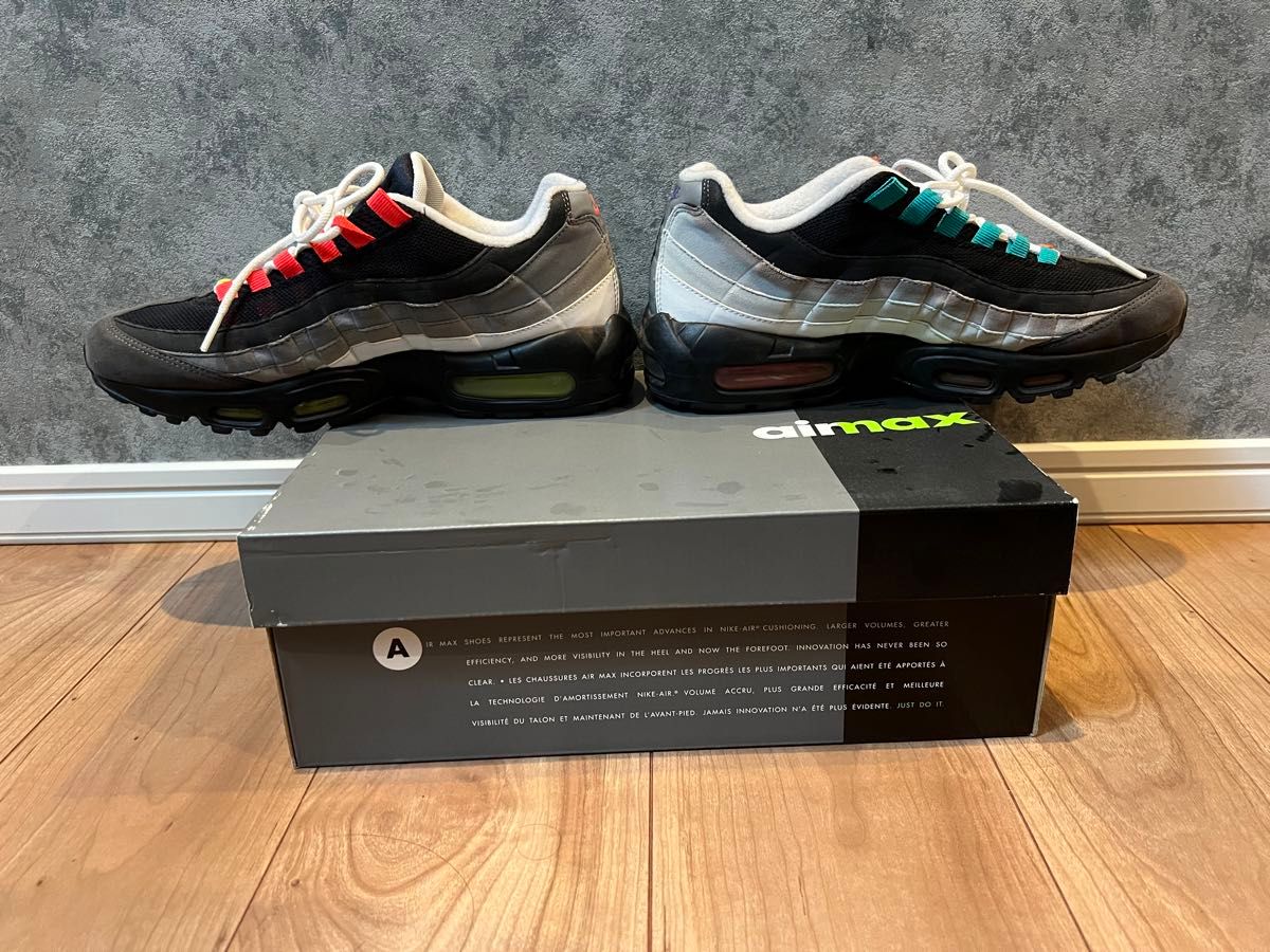 NIKE 黒タグ付☆AIR MAX95 OG QS GREEDY☆27.5cm