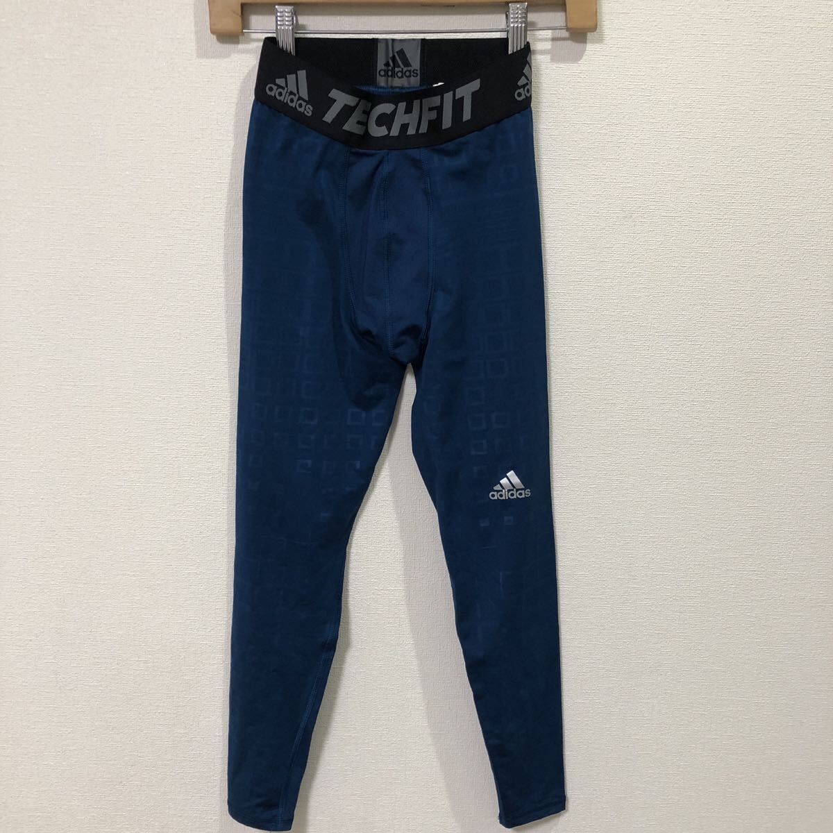 ★アディダス adidas コンプレッションウェア テックフィット ボーダーグラフィック ロングタイツ メンズ AT9100 Mサイズ レギンス_画像1