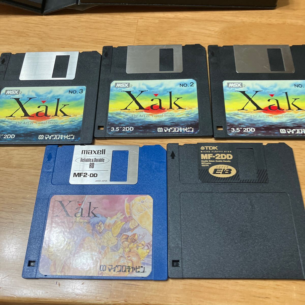 箱説付き MSX2 サーク Xak_画像3