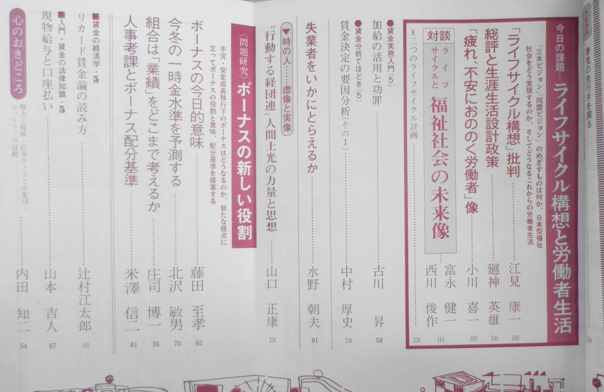 賃金フォーラム　昭和50年冬季号　特集/労使関係の突破口　v_画像3