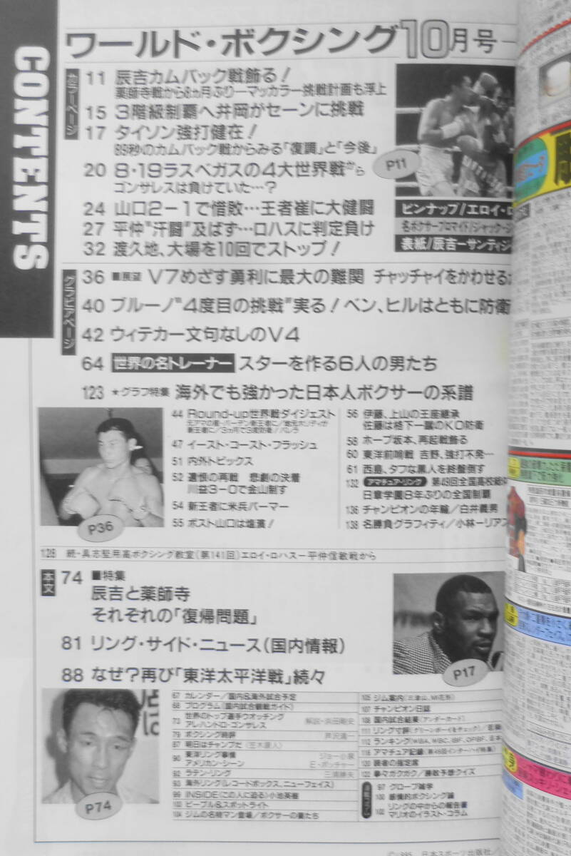  world * boxing 1995 year 10 month number .. cam back war ornament .! Japan sport publish company y