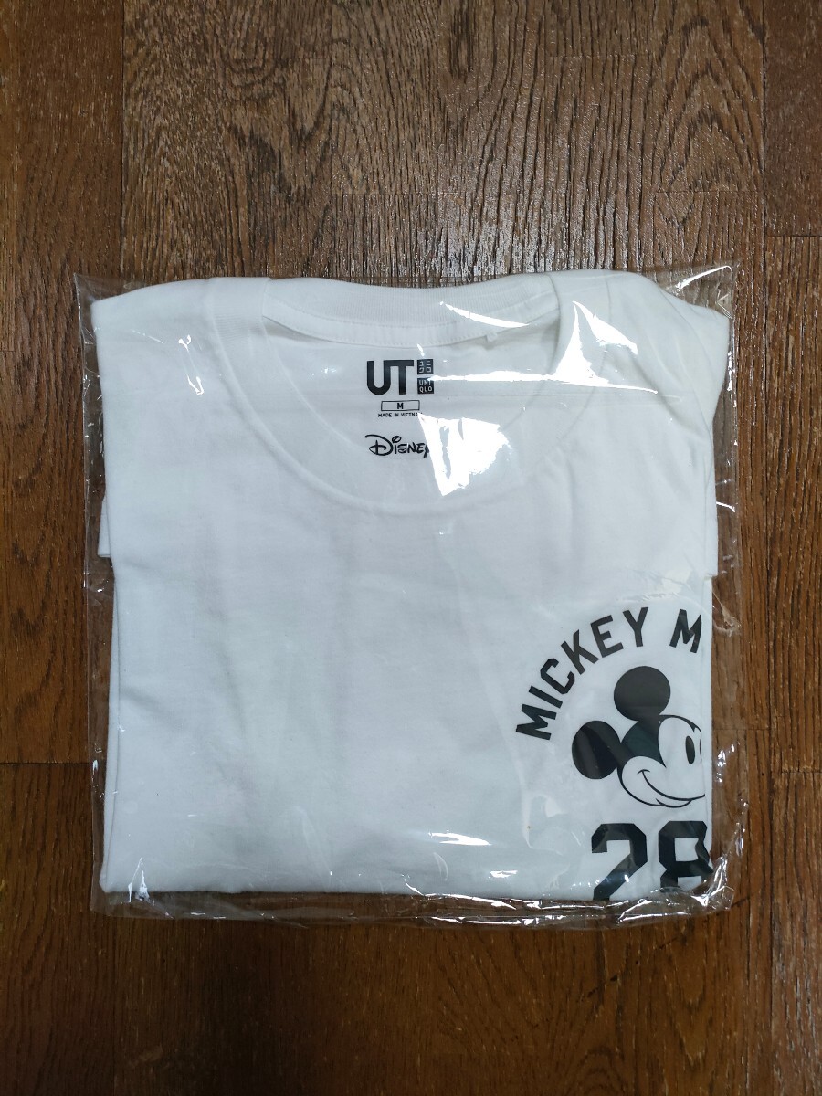 【ほぼ未使用】UNIQLO ユニクロ ディズニー ミッキーマウス Tシャツ Mサイズ_画像4