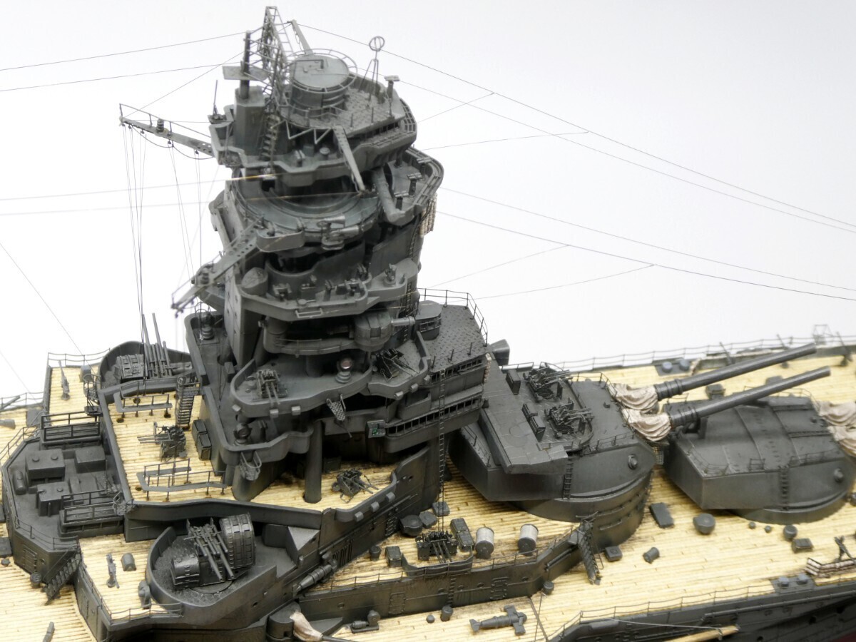 1/350 大日本帝国海軍 戦艦長門 1944年 レイテ沖海戦時 完成品_画像3