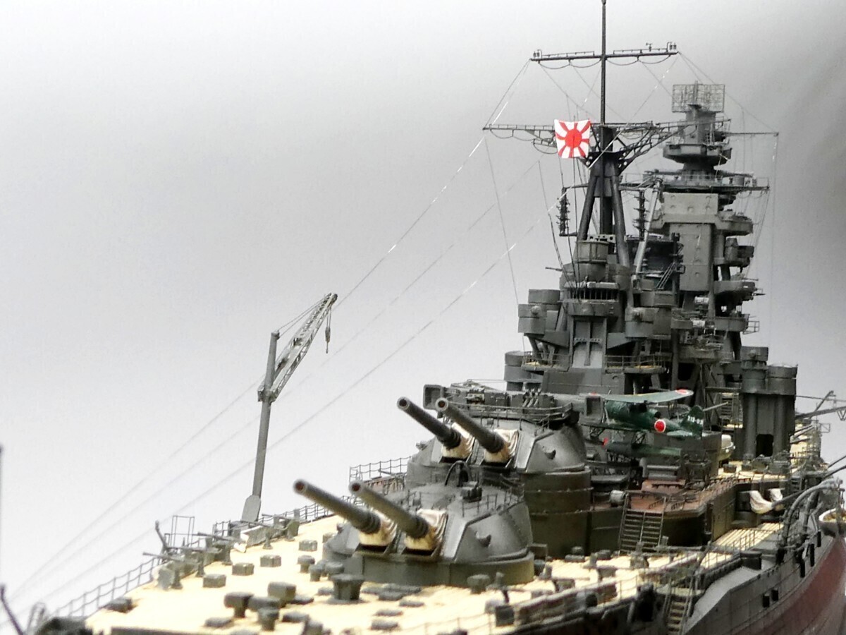 1/350 大日本帝国海軍 戦艦長門 1944年 レイテ沖海戦時 完成品_画像4