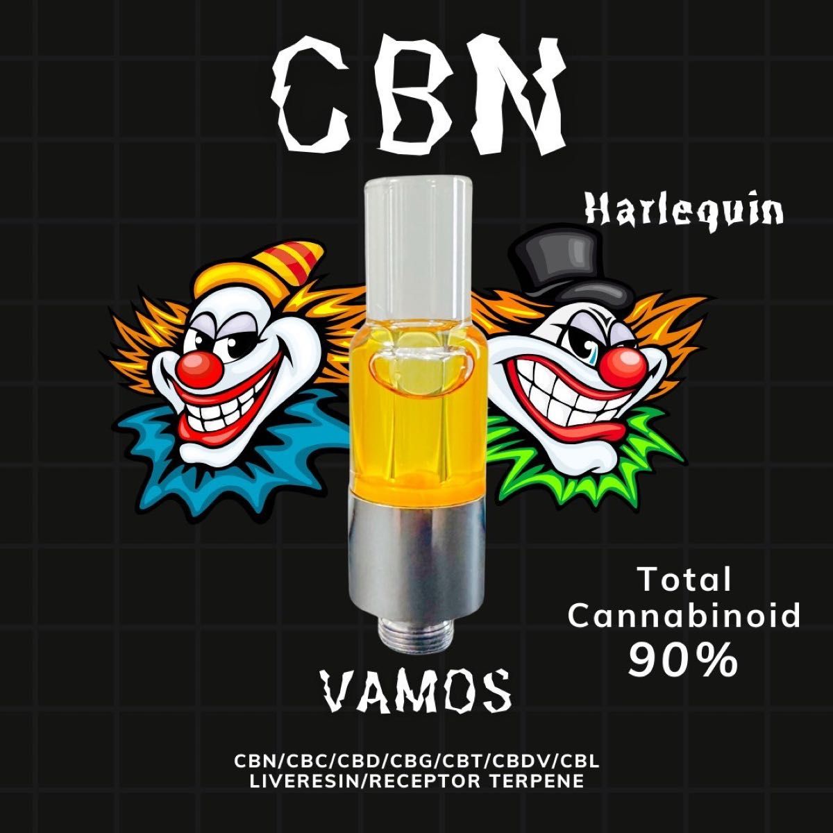 CBN 1.0ml リキッド Harlequin(ハーレクイン) フルガラス 高濃度 CBP