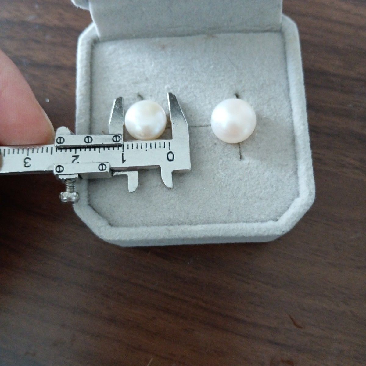 ピアス　淡水パール　 シルバー925製品　10ミリ玉　真珠　キャッチピアス　ハンドメイド