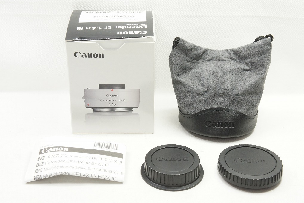 【適格請求書発行】良品 Canon キヤノン EXTENDER EF 1.4X III (3型) エクステンダー 元箱付【アルプスカメラ】240503j_画像7
