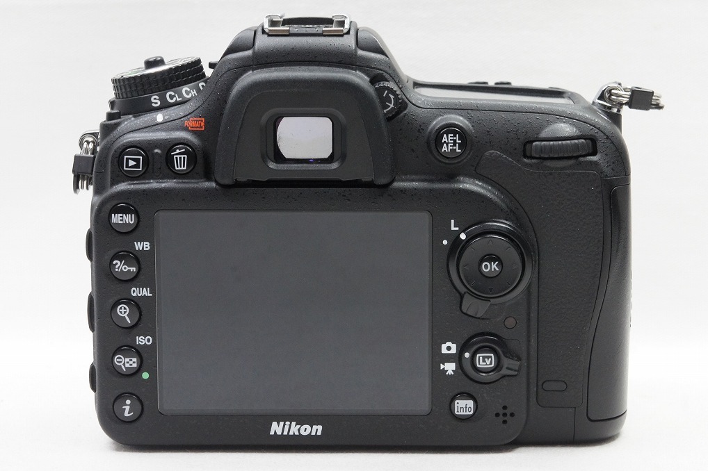 【適格請求書発行】美品 Nikon ニコン D7200 ボディ デジタル一眼レフカメラ【アルプスカメラ】240503y_画像6