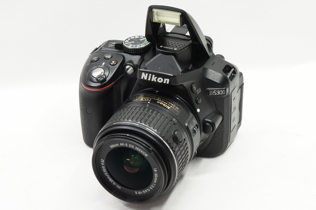 【適格請求書発行】Nikon ニコン D5300 ボディ + AF-S DX 18-55mm VR II レンズキット デジタル一眼レフカメラ【アルプスカメラ】240503v_画像2