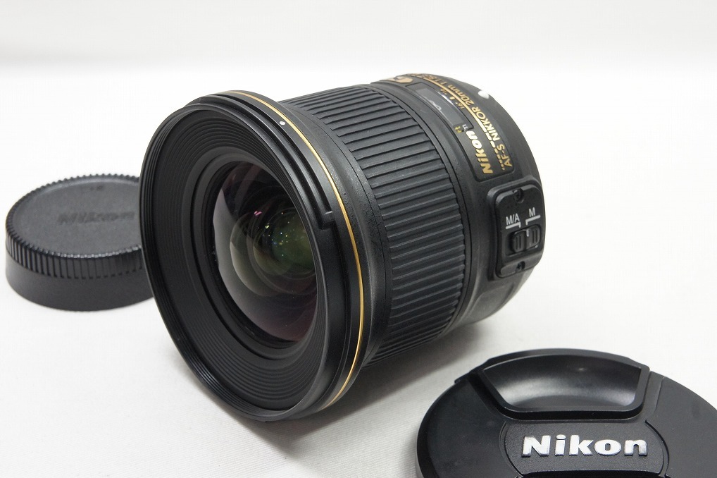 【適格請求書発行】美品 Nikon ニコン AF-S NIKKOR 20mm F1.8G ED 単焦点レンズ フード付【アルプスカメラ】240510i_画像2
