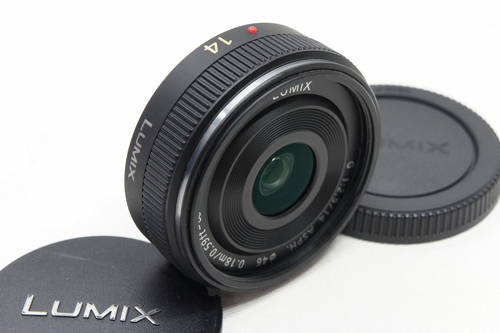 【適格請求書発行】美品 Panasonic LUMIX G 14mm F2.5 ASPH. H-H014 広角パンケーキレンズ マイクロフォーサーズ【アルプスカメラ】240508d_画像6
