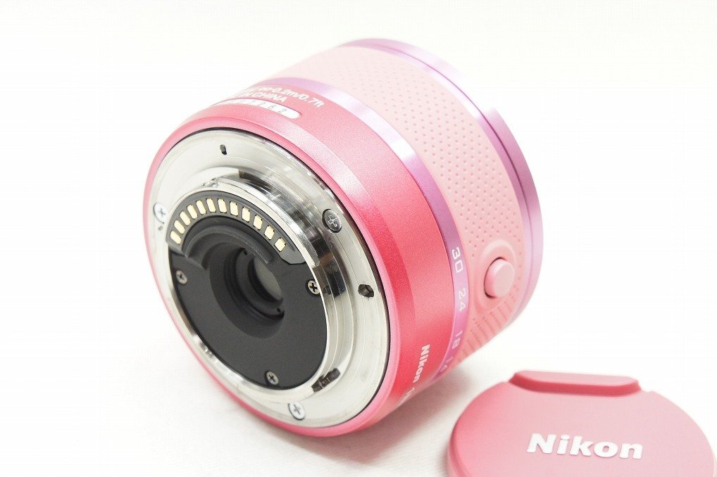 【適格請求書発行】ジャンク品 Nikon ニコン 1 NIKKOR VR 10-30mm F3.5-5.6 ズームレンズ ピンク【アルプスカメラ】240515j_画像3