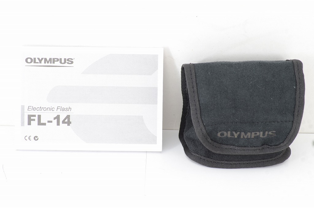 [.. заявление выпуск ] прекрасный товар OLYMPUS Olympus ELCTRONIC FLASH FL-14 electronic flash с футляром [ Alps камера ]240505k