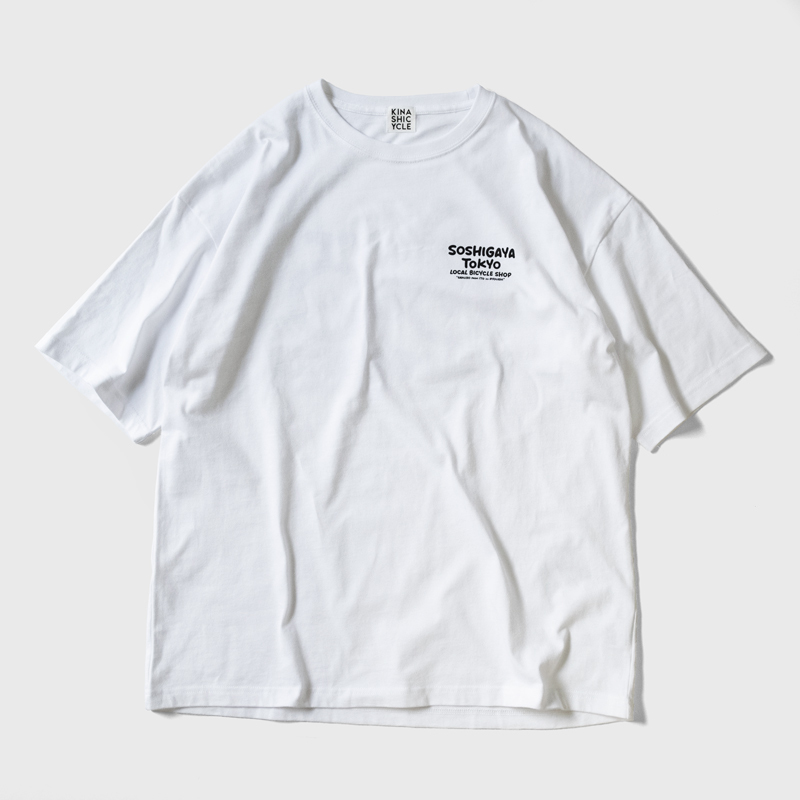  tree pear cycle * T-shirt (SOSHIGAYA TOKYO)White M* new goods unused * unopened 