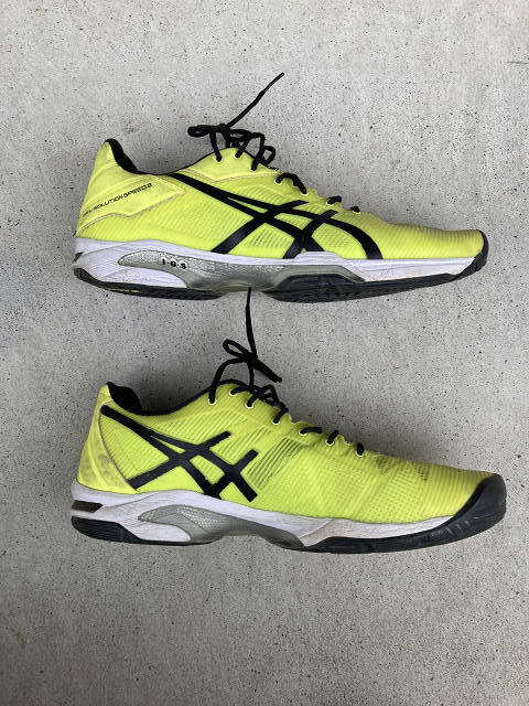 中古　asics アシックス テニスシューズ オムニクレー用 GEL-SOLUTION　SPEED３ メンズ　表示サイズ27.5_画像4