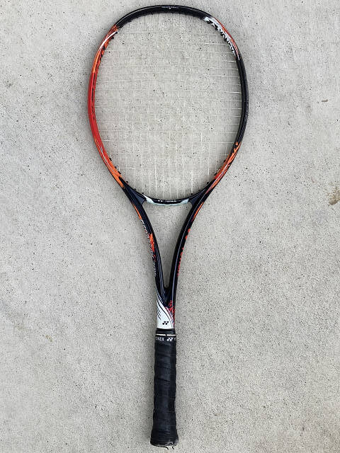  used YONEX tennis racket soft softball type geo break 70VS Versus case less 
