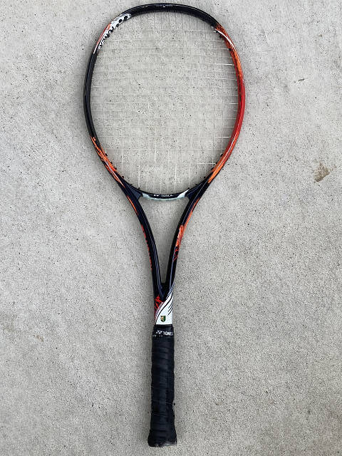  used YONEX tennis racket soft softball type geo break 70VS Versus case less 