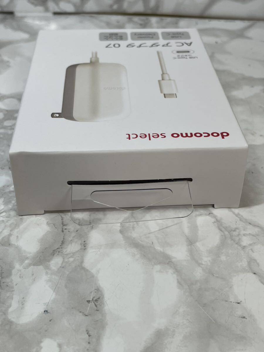  new goods unopened DoCoMo ACa tough ta07 DoCoMo type C charger high speed charger AC adapter white same day shipping possible 