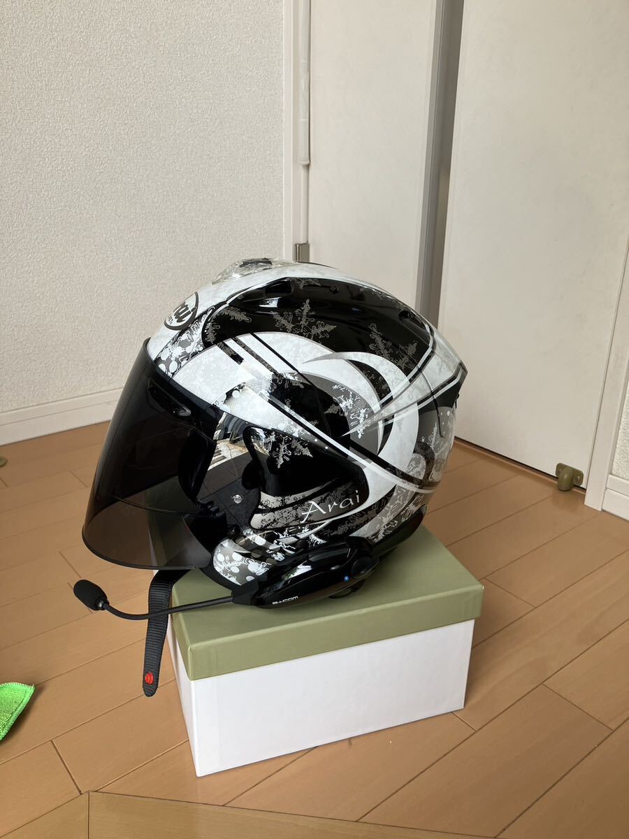 アライ ヘルメット VZ-Ramスノードーム　Ｌサイズ　B com 6X付き_画像4