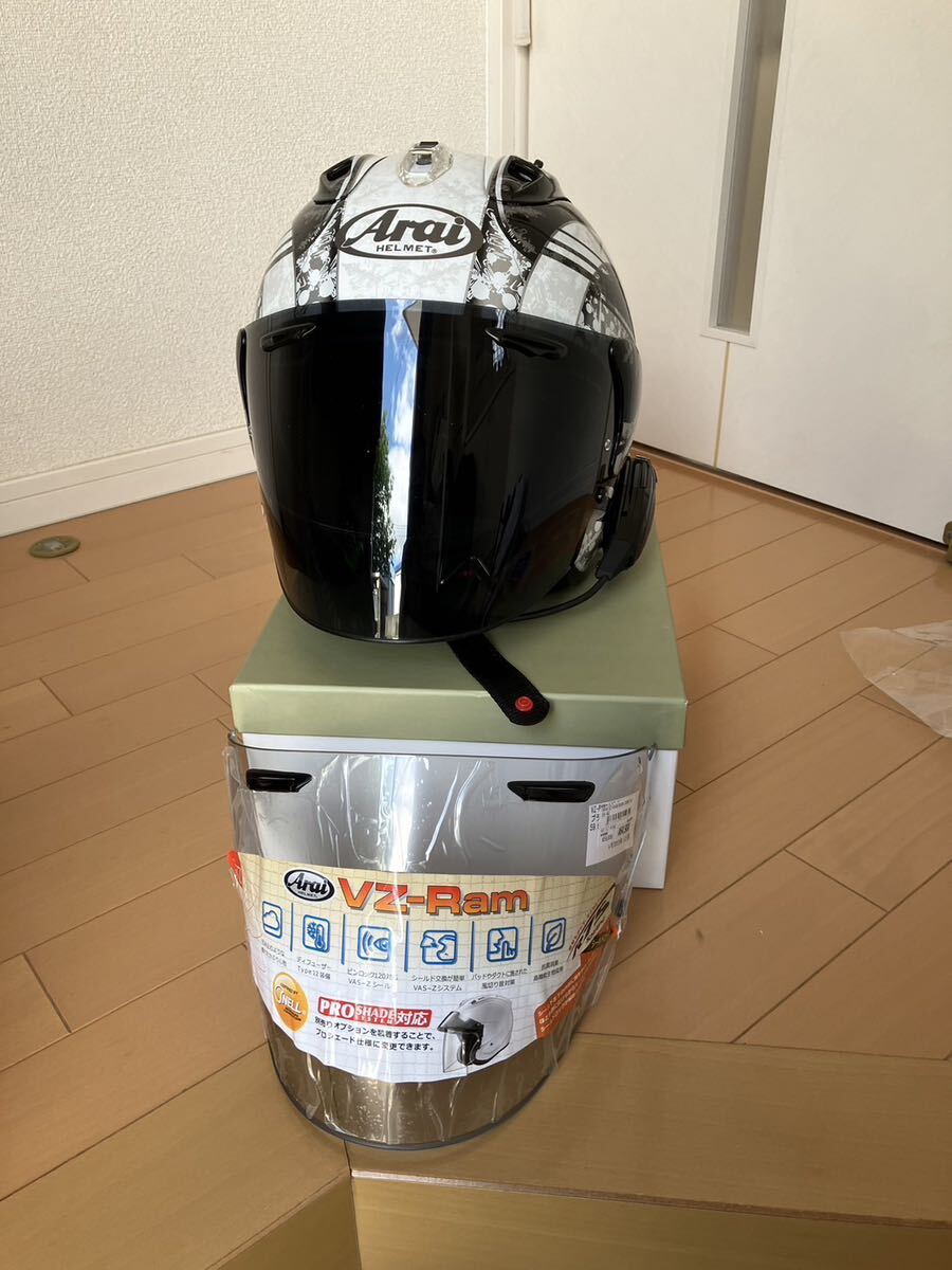 アライ ヘルメット VZ-Ramスノードーム　Ｌサイズ　B com 6X付き_画像10