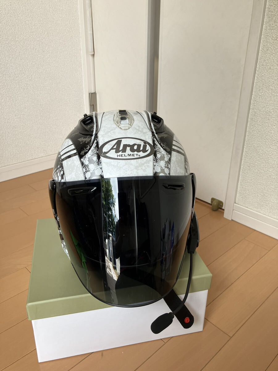 アライ ヘルメット VZ-Ramスノードーム　Ｌサイズ　B com 6X付き_画像1