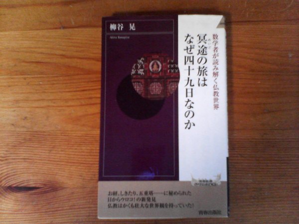 C34　冥途の旅はなぜ四十九日なのか　柳谷 晃　 (青春新書) 　2009年発行_画像1