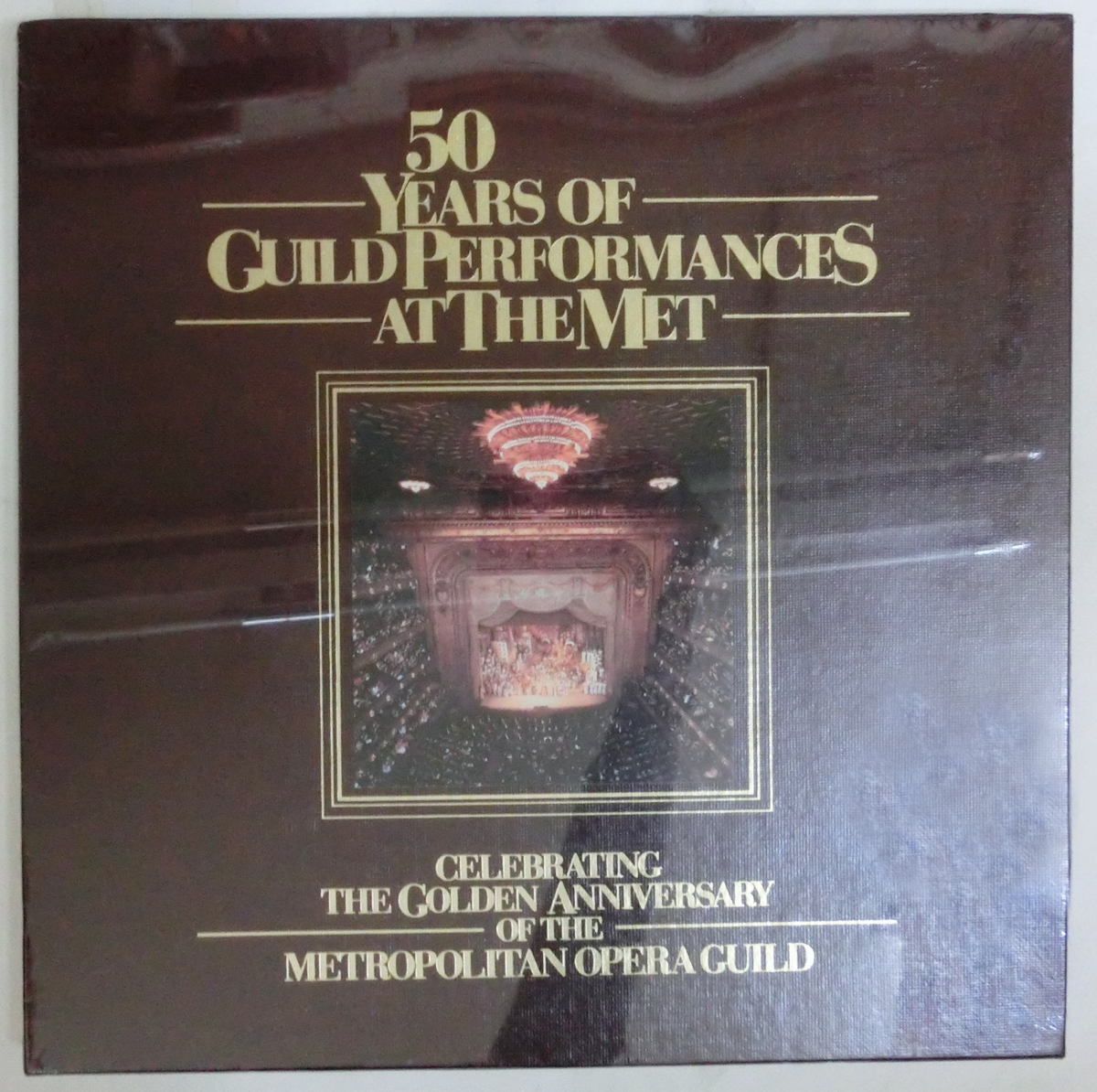 【未開封LPレコード】50YEAR OF GUILD PERFORMANCES AT THE MET　3枚組　1985年　オペラ　英語　メトロポリタンオペラギルド【33-1/3rpm】_未開封