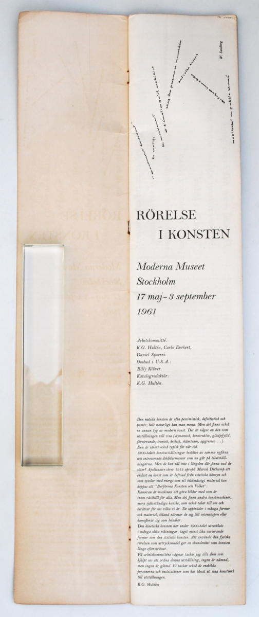 【スウェーデン美術洋書】RORELSE I KONSTEN-アートの動き-　ストックホルム現代美術館　1961年　展覧会パンフレット【瑞典】_画像4