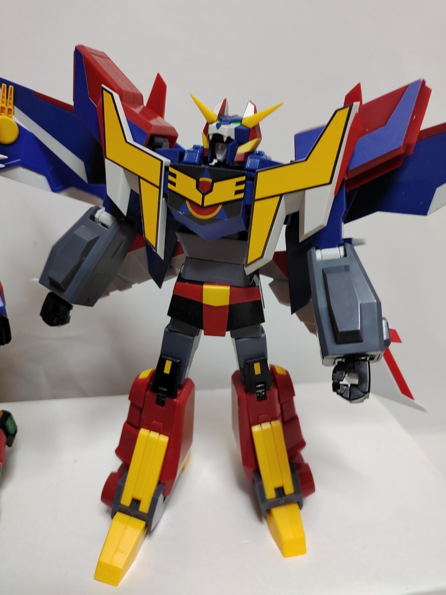 ライジンオー ガンバルガー ゴウザウラー グレート合体 破損無し エルドラン 勇者 SMP プラモデル 元祖 フィギュア 美品 セット 食玩_画像4