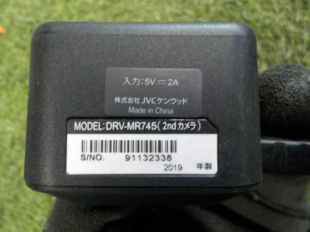 ケンウッド　ドライブレコーダー　DRV-MR745　前後2カメラセット　ＳＤカード欠品　未テストにつきジャンク_画像6