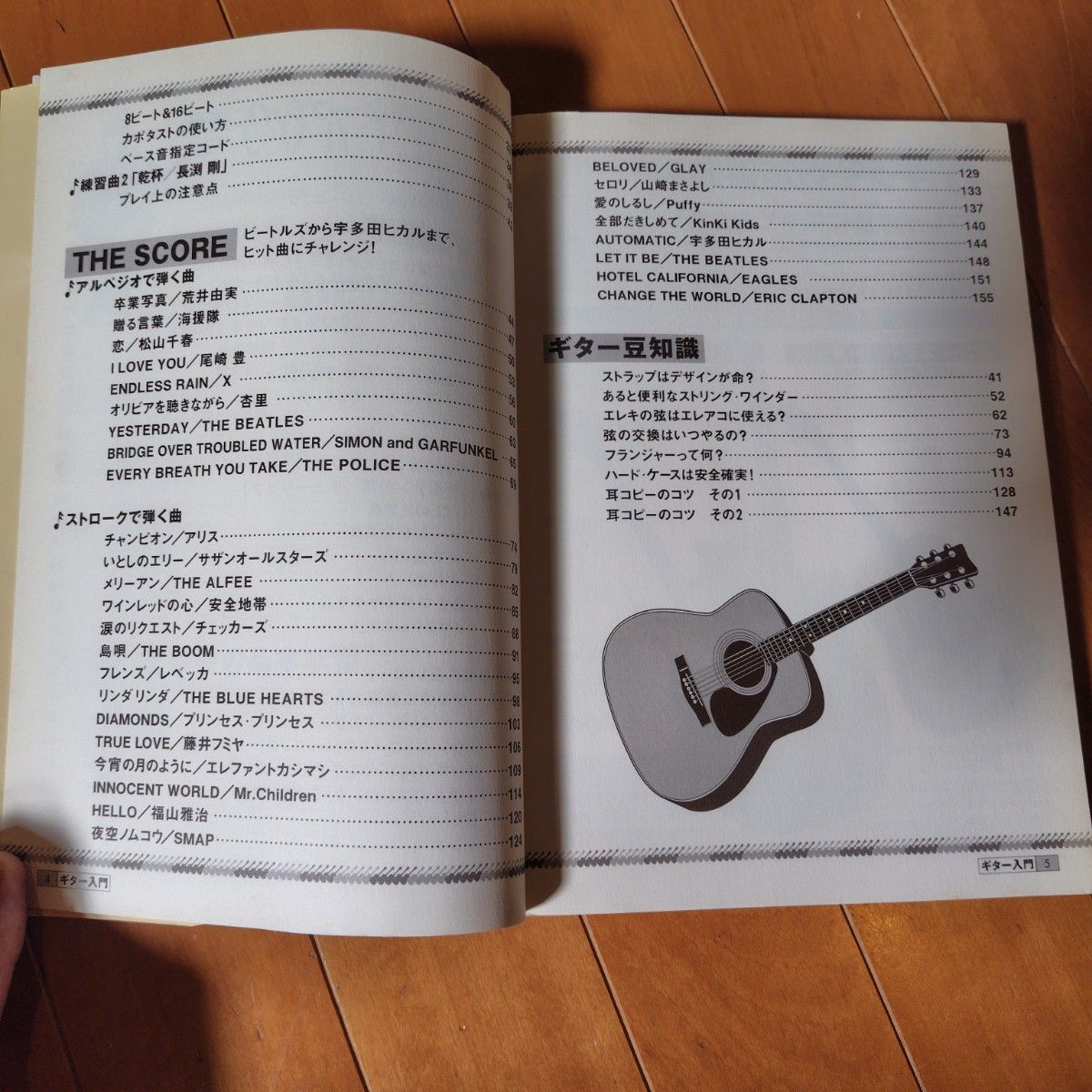 らくらくマスターギター入門　ビートルズから宇多田ヒカルまで、ヒット曲が満載！　カンタン見やすいわかりやすい 青山忠英／著