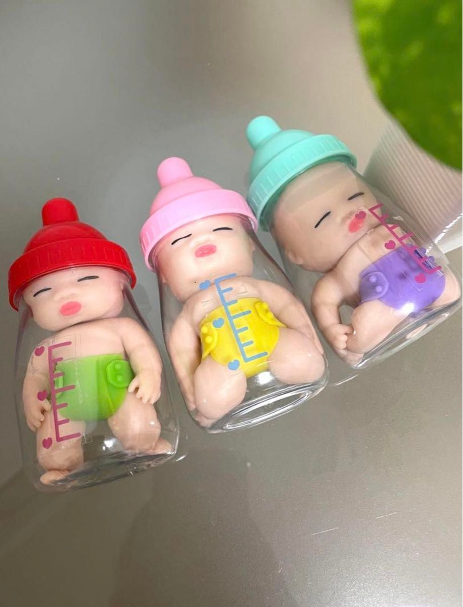 新品 哺乳瓶 アグリーベイビーズ赤ちゃん スクイーズ3点セット 新品 哺乳瓶 アグリーベイビーズ赤ちゃん スクイーズ3点セット