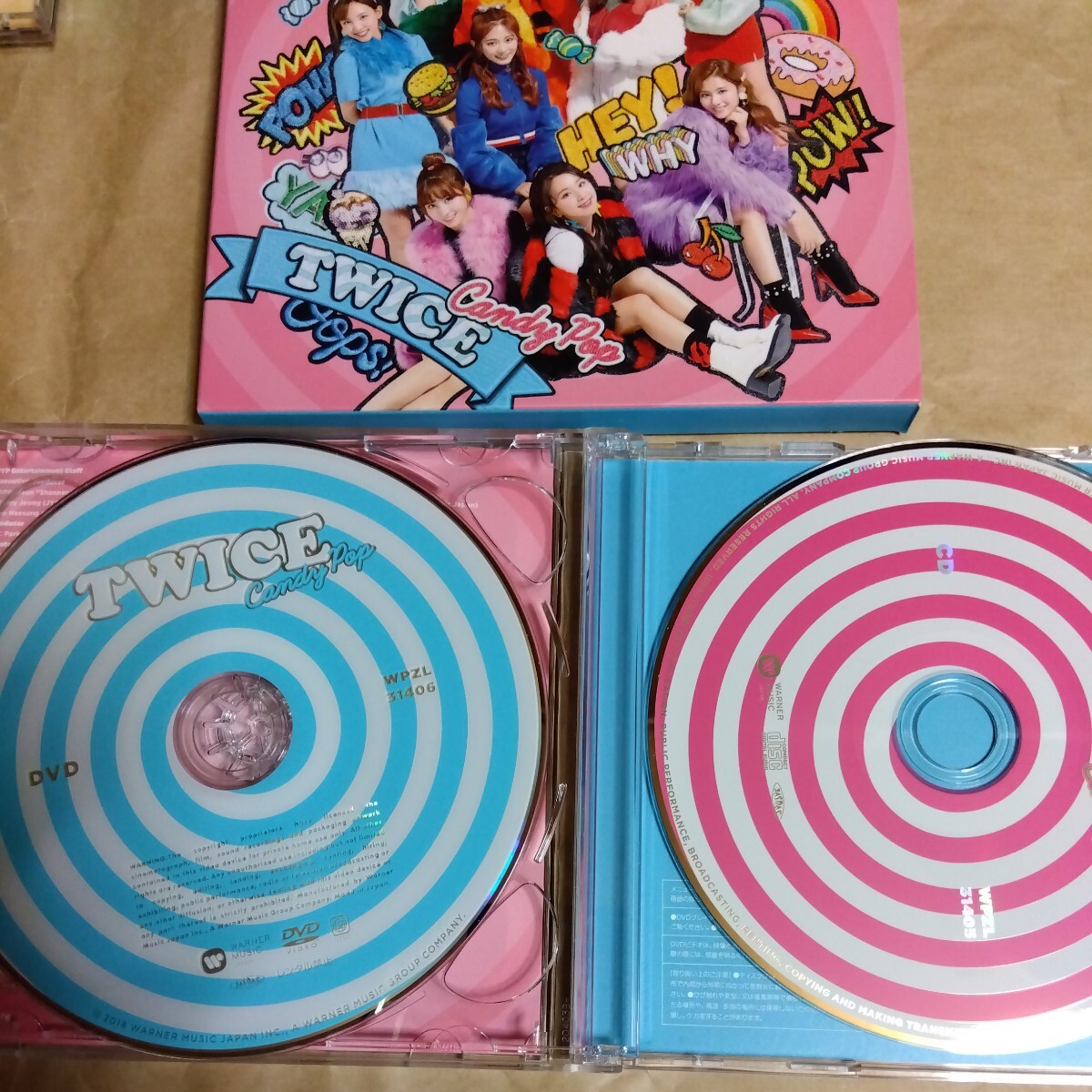 TWICE CD DVD THE STORY BEGINS Candy Pop Wake Me Up 3枚セット　韓国　韓流　K-POP_画像6
