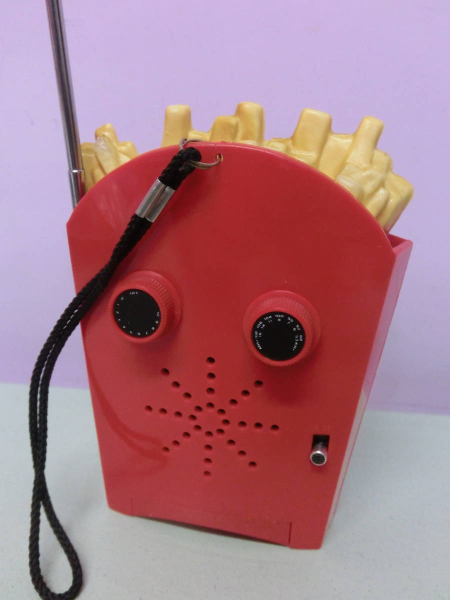 マクドナルド◇フライドポテト 型 1977年 ビンテージ ラジオ マクドナルド◇フライドポテト 型 1977年 ビンテージ ラジオ