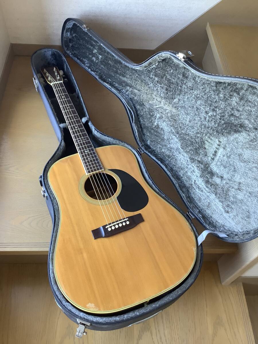 東海楽器 キャッツ アイ CE 500 トップ単板 アコースティックギター 76年製 ジャパンビンテージ ハードケース付_画像10