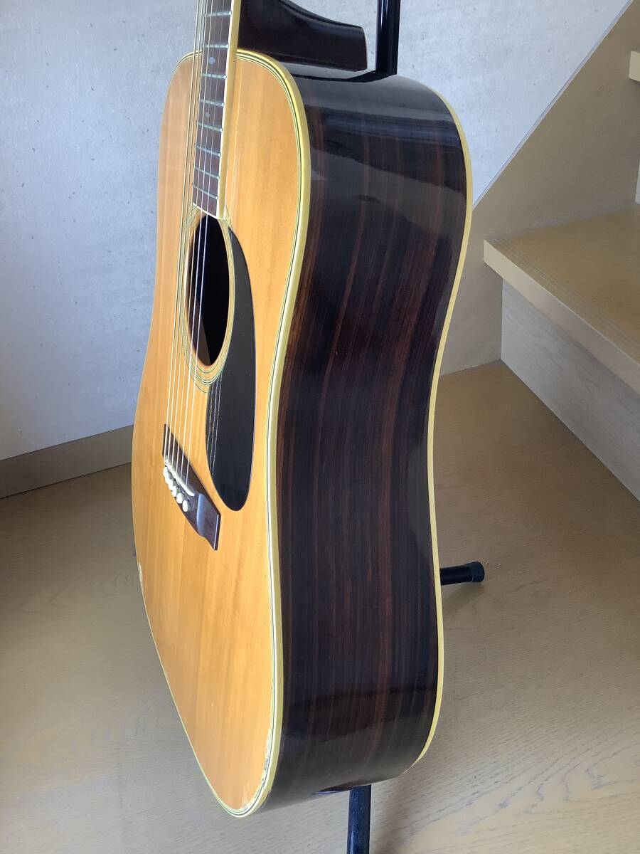 東海楽器 キャッツ アイ CE 500 トップ単板 アコースティックギター 76年製 ジャパンビンテージ ハードケース付_画像4