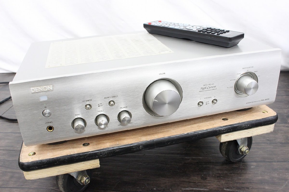 【行董】AZ431BPT66 DENON デノン プリメインアンプ PMA-390RE 2015年製 インテグレイテッドアンプ リモコン付き オーディオ 音響機器の画像1