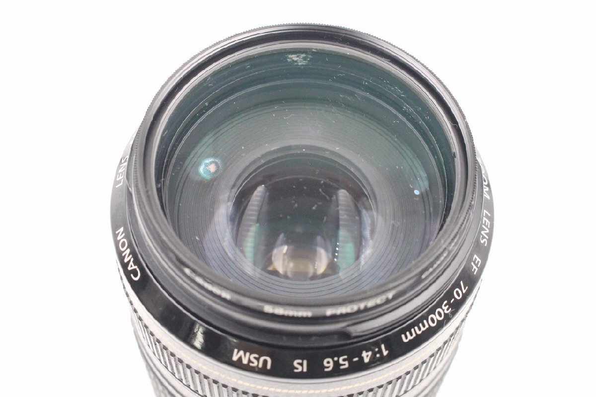 【行董】Canon キャノン 望遠レンズ IMAGE STABILIZER 70-300mm 1:4-5.6 φ58mm 収納袋付き 光学機器 レンズ 一眼カメラ AF099ABY62_画像3