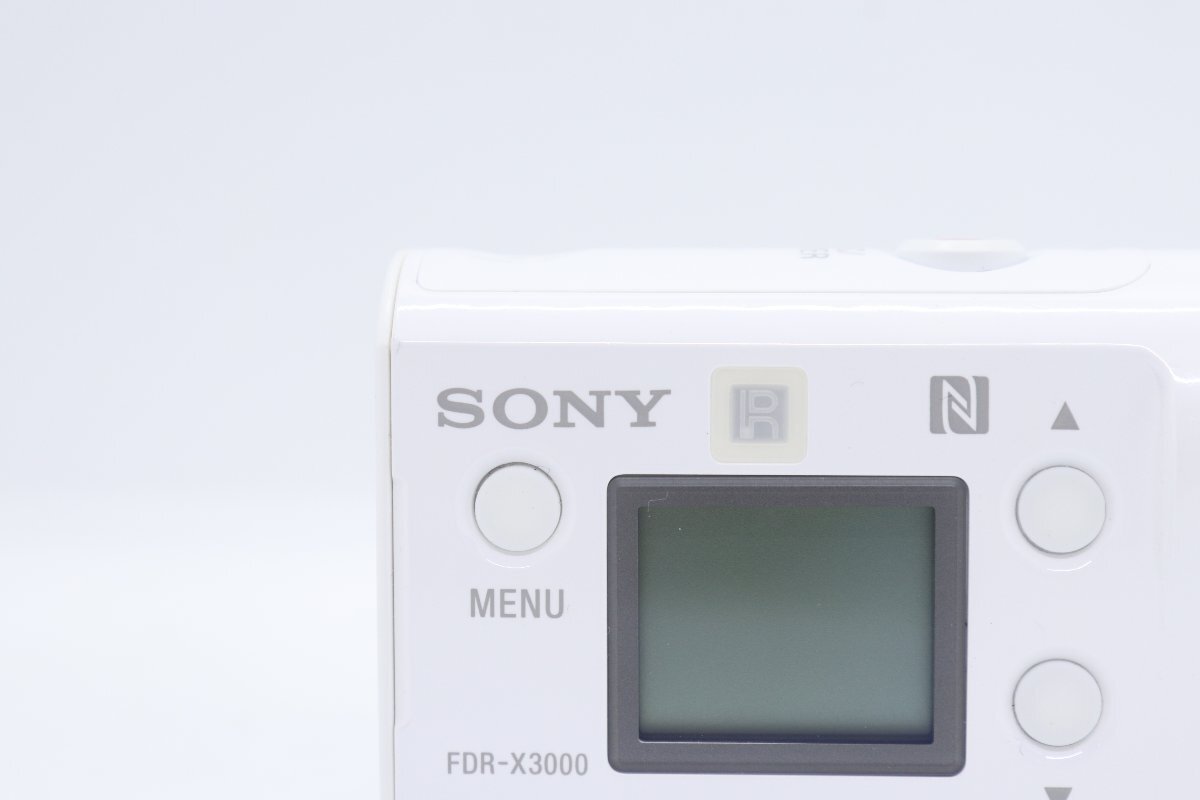 【ト足】 SONY ソニー ActionCam アクションカム FDR-X3000 小型 カメラ 4K ホワイト 光学機器 CA217CTT51_画像3