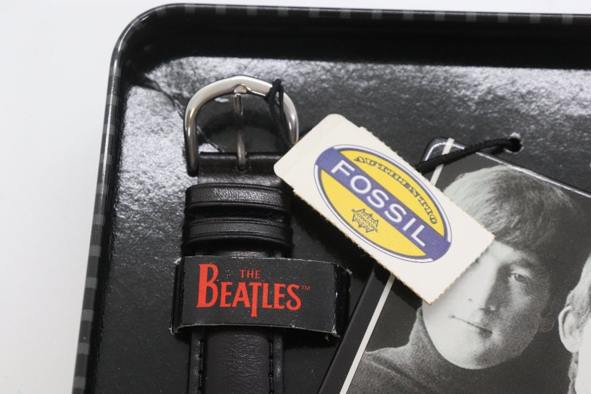[to pair ] new goods unused FOSSIL Beatles wristwatch LI-1439 limited goods THE BEATLES Fossil CA195CAA69