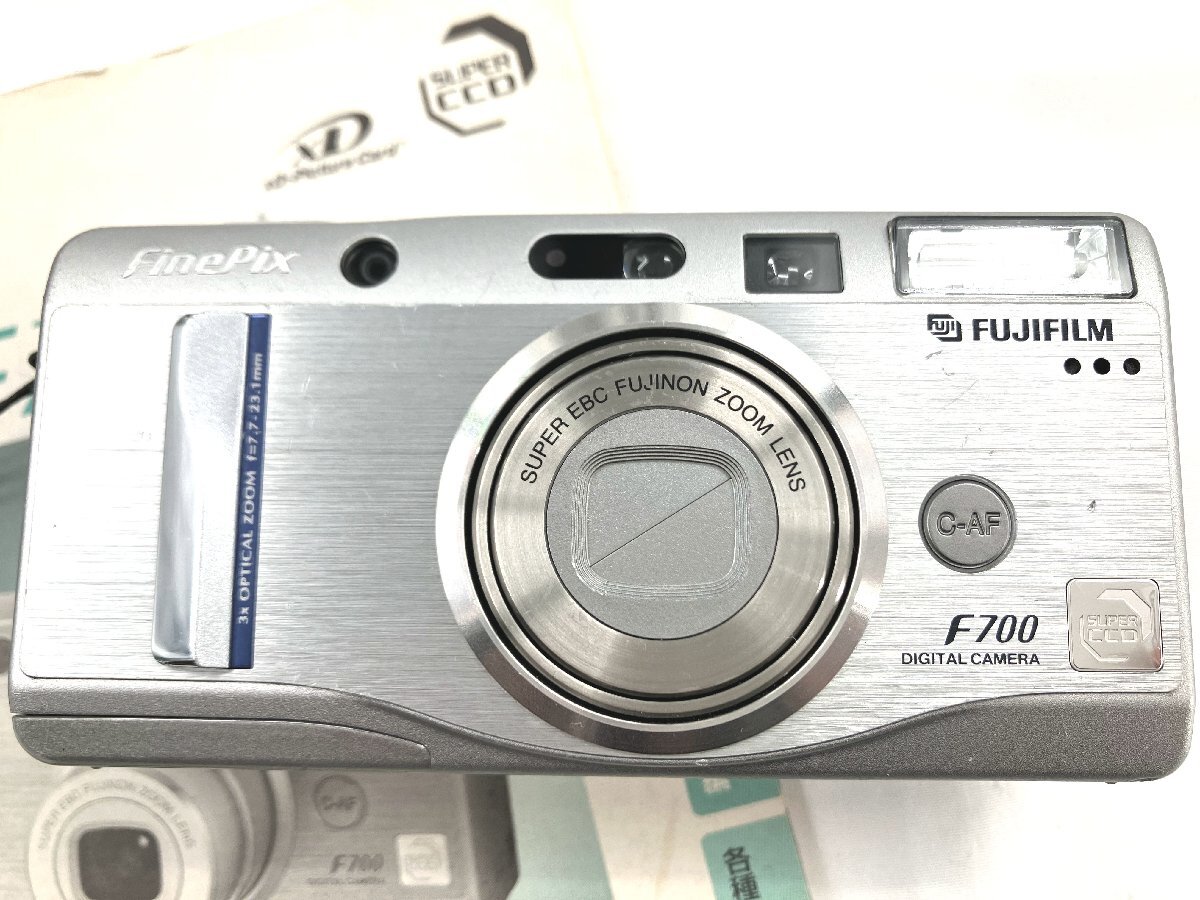 【ト萬】RNX421RNX49 FUJIFILM 富士フイルム Finepix F700 FinePix F31fd コンパクトデジタルカメラ バッテリー付き 2個セットの画像2