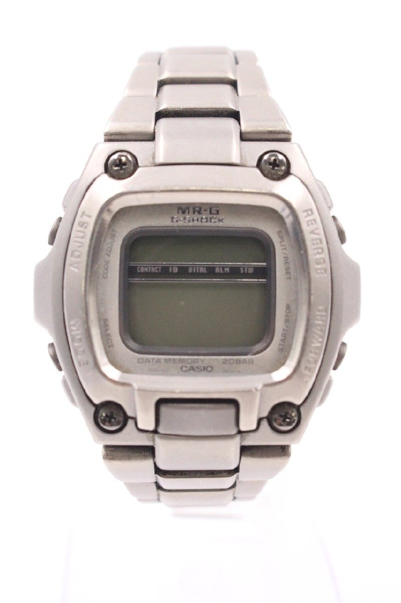 [ line .]CASIO Casio G-SHOCK MR-G titanium quartz digital wristwatch MRG-210T present condition goods men's fashion small articles *..pa* CC000ABY57