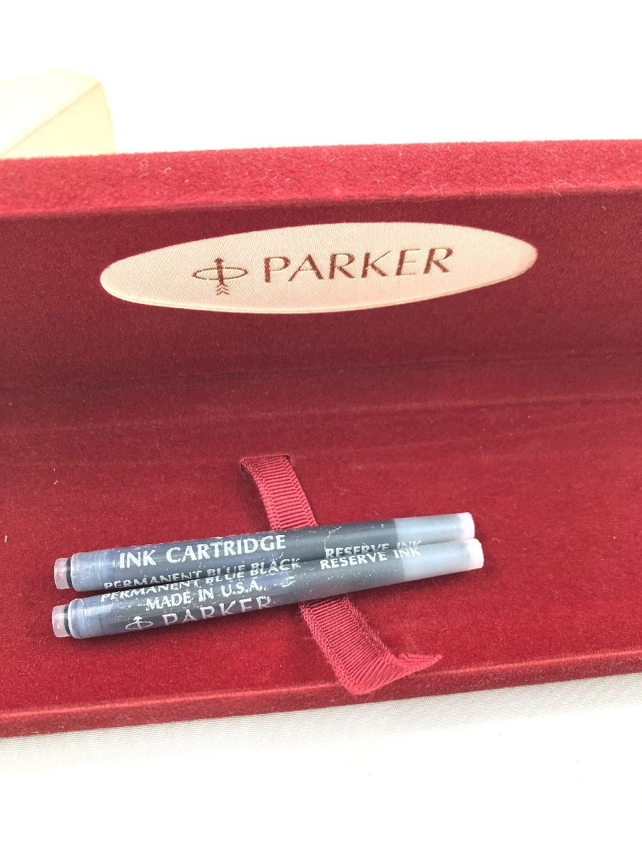 【ト萬】RD420RNX48 PARKER パーカー 万年筆 Made in USA アメリカ製 ペン先 14K 文具 筆記用具 外箱ありの画像2