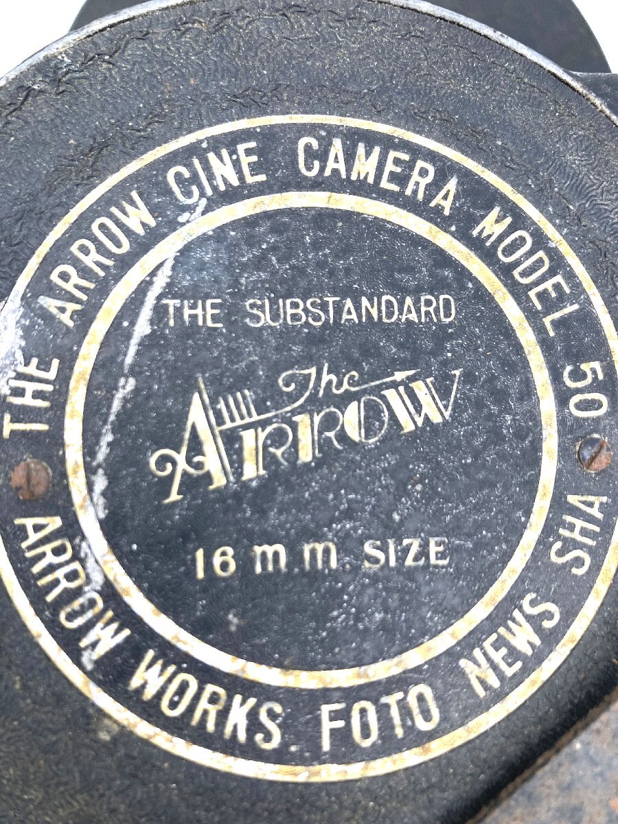 [to.]RD409RNX61 ARROW Arrow CINE CAMERA/sine camera MODEL 50 16. Showa Retro antique operation not yet verification used present condition goods 