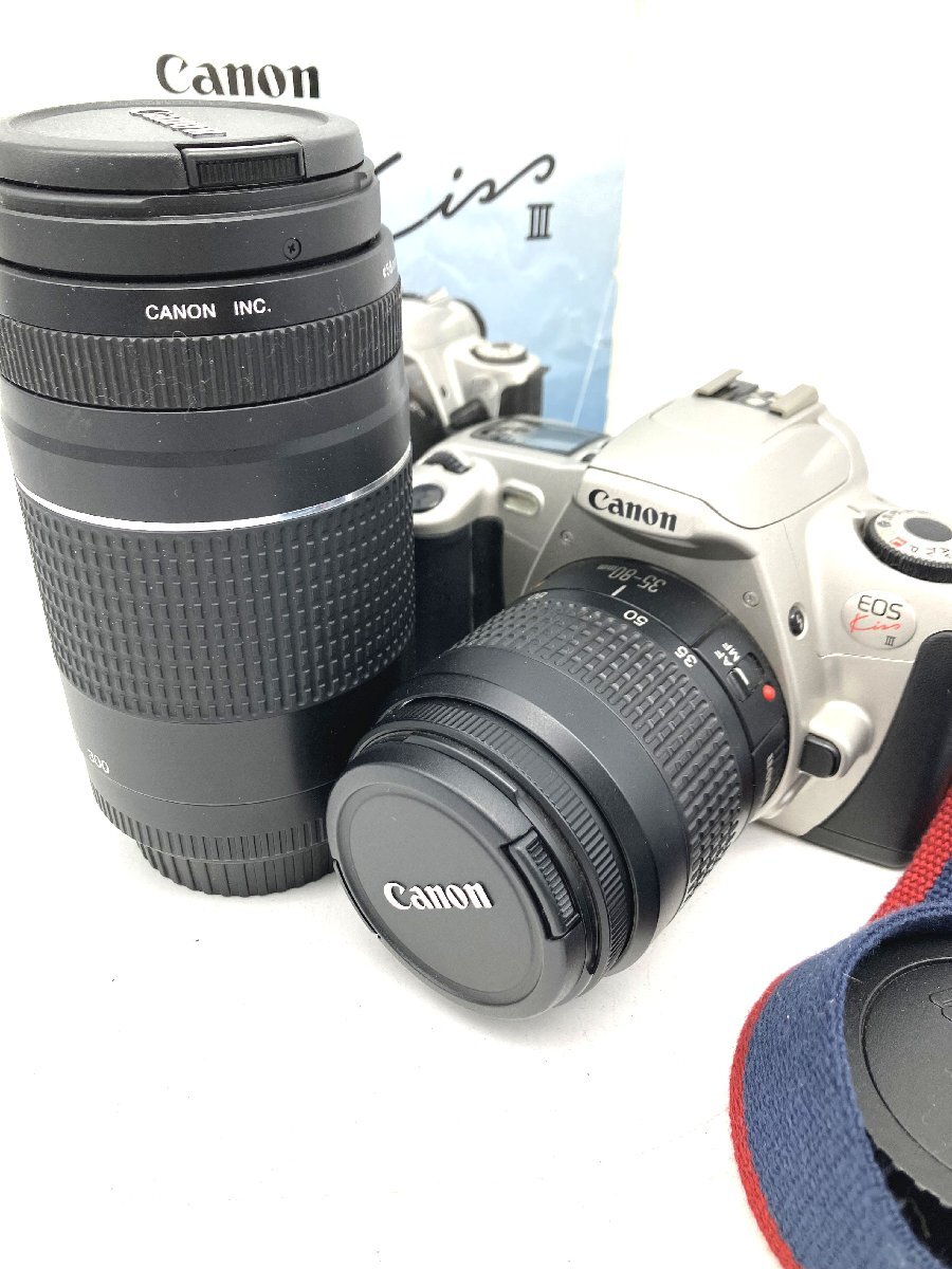 [to.]RD418RNX64 Canon CANON однообъективный зеркальный пленочный фотоаппарат EOS Kiss 3 ZOOM LENS EF 35-80mm 1:4-5.6 Ⅲ работоспособность не проверялась 