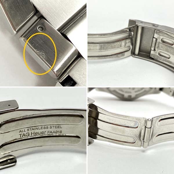 t)タグホイヤー TAG HEUER 腕時計 アクアレーサー ワイメアベイ WAB1113 限定1000本 0046/1000 腕回り約16cm クォーツ メンズ 中古の画像8