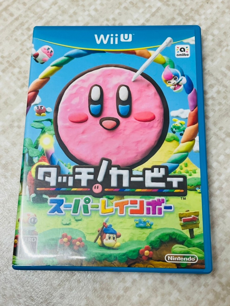 中古美品　動作未確認　WiiU　タッチ　カービィ　スーパーレインボー　ゲームソフト　4226_画像1