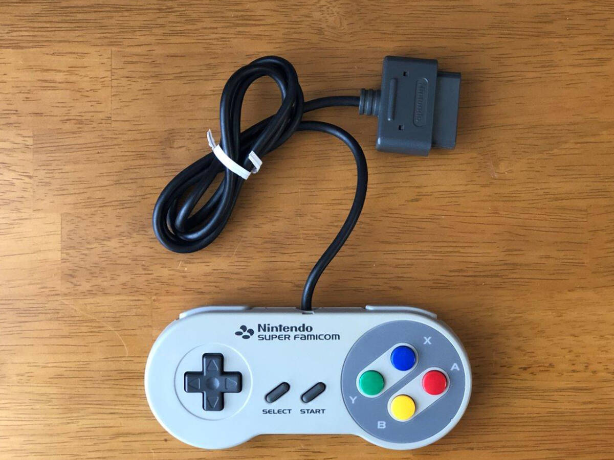 任天堂 Nintendo スーパーファミコン SFC コントローラー　SHVC-005 動作確認済 送料185円_画像1